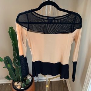 Bebe mesh long sleeve